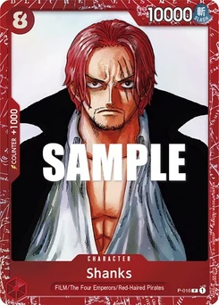 One Piece-Karte Shanks (Premium Card Collection -ONE PIECE FILM RED Edition-) P-016v2
