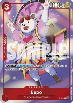 One Piece-Karte Bepo (CS 2024 Celebration Pack) P-019