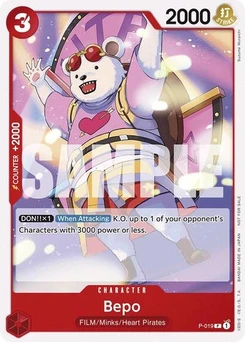 One Piece-Karte Bepo (Tournament Pack Vol. 7) P-019v3