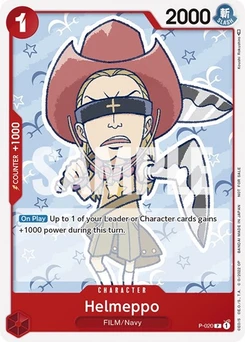 One Piece-Karte Helmeppo (One Piece Film Red) P-020