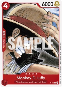 One Piece-Karte Monkey.D.Luffy (One Piece Film Red) P-022