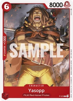 One Piece-Karte Yasopp (One Piece Film Red) P-023