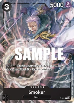 One Piece-Karte Smoker (Pre-Release) P-025