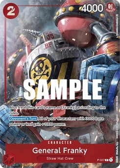 One Piece-Karte General Franky (Event Pack Vol. 2) P-027v3