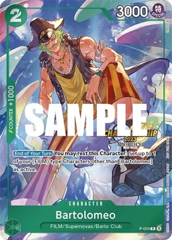 One Piece-Karte Bartolomeo (CS 2023 Event Pack) P-029v2