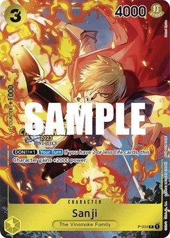 One Piece-Karte Sanji (CS 2023 Event Pack) P-034v2