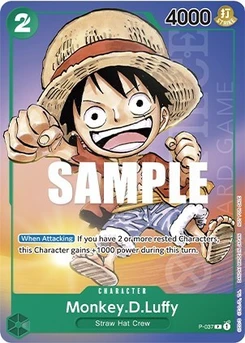 One Piece-Karte Monkey.D.Luffy (Anime Expo 2023) P-037v2