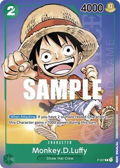 One Piece-Karte Monkey.D.Luffy (Gen Con 2023) P-037v3