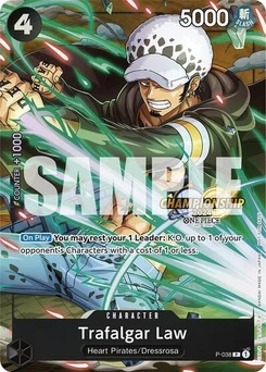 One Piece-Karte Trafalgar Law - P-038 (CS 2024 Event Pack) P-038v3