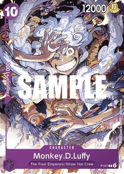 One Piece-Karte Monkey.D.Luffy (041) P-041