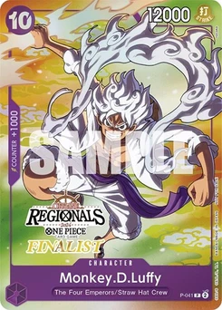 One Piece-Karte Monkey.D.Luffy (041) (Offline Regional 2024 Vol. 2) [Finalist] P-041v4