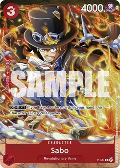 One Piece-Karte Sabo (Event Pack Vol. 4) P-044v3