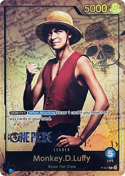 One Piece-Karte Monkey.D.Luffy (047) (Premium Card Collection -Live Action Edition-) P-047
