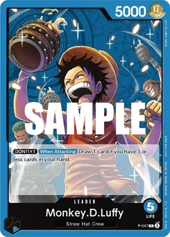 One Piece-Karte Monkey.D.Luffy (047) (Sealed Battle Kit Vol. 1) P-047v2