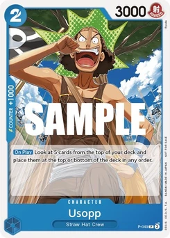 One Piece-Karte Usopp (Sealed Battle Kit Vol. 1) P-049v2