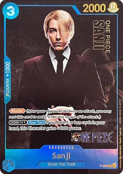 One Piece-Karte Sanji (Premium Card Collection -Live Action Edition-) P-050
