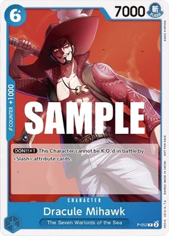One Piece-Karte Dracule Mihawk (Sealed Battle Kit Vol. 1) P-052v2