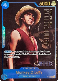 One Piece-Karte Monkey.D.Luffy (055) (Premium Card Collection -Live Action Edition-) P-055v2