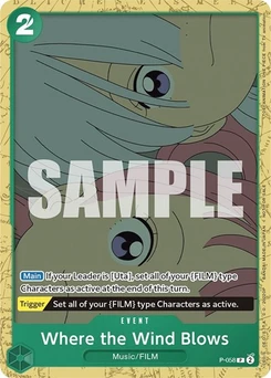 One Piece-Karte Where the Wind Blows (Starter Deck 11: Uta Deck Battle) P-058