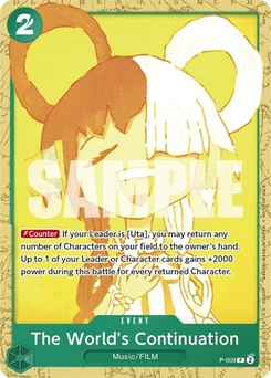 One Piece-Karte The World's Continuation (Starter Deck 11: Uta Deck Battle) P-059