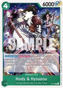 One Piece-Karte Hody & Hyouzou (Pirates Party Vol. 6) P-062