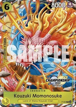One Piece-Karte Kouzuki Momonosuke (CS 2024 Event Pack Finalist) P-064