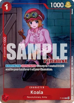 One Piece-Karte Koala (CS 25-26 Finalist Card Set 2) P-069v3