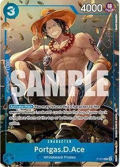 One Piece-Karte Portgas.D.Ace (Tin Pack Set Vol. 2) P-074v2