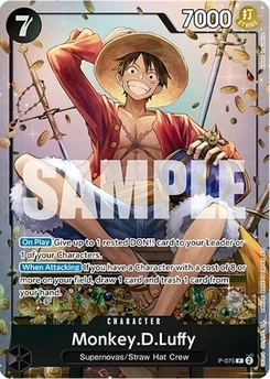 One Piece-Karte Monkey.D.Luffy (Tin Pack Set Vol. 2) P-075v2