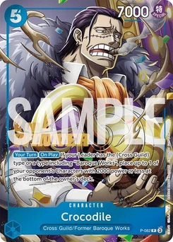 One Piece-Karte Crocodile (Store 2-on-2 Battle 2025 Winner) P-082