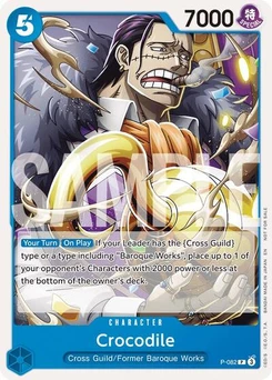 One Piece-Karte Crocodile (Store 2-on-2 Battle 2025) P-082v2