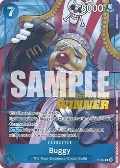 One Piece-Karte Buggy (OP10 Release Event Winner) P-084