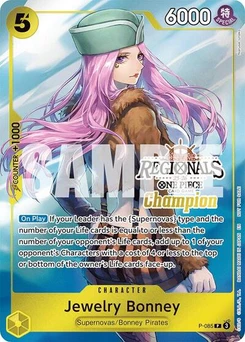 One Piece-Karte Jewelry Bonney (Offline Regional Champion Card Set 2025 Vol.2) P-085v2
