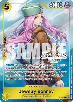 One Piece-Karte Jewelry Bonney (Offline Regional Participation Pack 2025 Vol.2) P-085v4