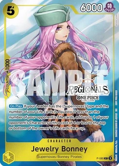 One Piece-Karte Jewelry Bonney (Online Regional Participation Pack 2025 Vol.2) P-085v7