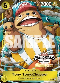 One Piece-Karte Tony Tony.Chopper (Offline Regional Champion Card Set 2025 Vol.2) P-089v2