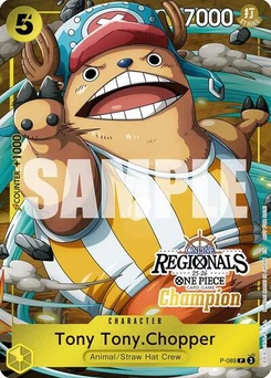 One Piece-Karte Tony Tony.Chopper (Online Regional Champion Card Set 2025 Vol.2) P-089v5