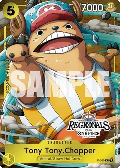 One Piece-Karte Tony Tony.Chopper (Online Regional Participation Pack 2025 Vol.2) P-089v7
