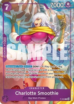 One Piece-Karte Charlotte Smoothie (Event Pack Vol. 7) P-090