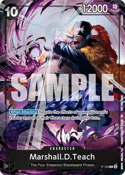 One Piece-Karte Marshall.D.Teach (Event Pack Vol. 8) P-100