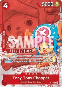 One Piece-Karte Tony Tony.Chopper (Winner Pack 2026 Vol. 2) P-101v3