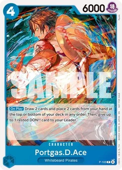 One Piece-Karte Portgas.D.Ace (Store Tournament 2025 Vol. 4) P-103