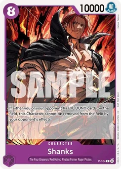 One Piece-Karte Shanks (Store Tournament 2025 Vol. 4) P-104