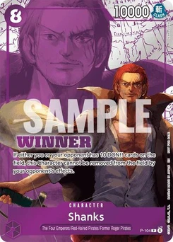 One Piece-Karte Shanks (Winner Pack 2026 Vol. 2) P-104v3