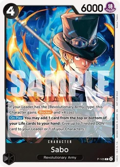 One Piece-Karte Sabo (Tournament Pack 2026 Vol. 2) P-105v2