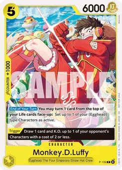 One Piece-Karte Monkey.D.Luffy (Store Tournament 2025 Vol. 4) P-106
