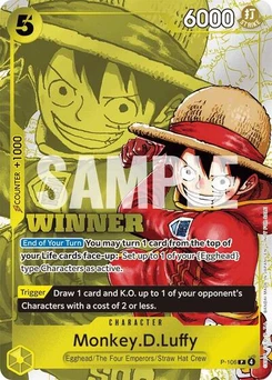One Piece-Karte Monkey.D.Luffy (Winner Pack 2026 Vol. 2) P-106v3