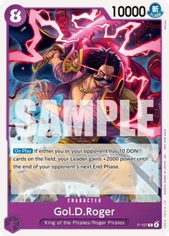 One Piece-Karte Gol.D.Roger (Store Tournament 2025 Vol. 4) P-107