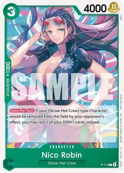 One Piece-Karte Nico Robin (Heroines Battle Pack) P-111