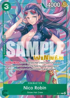 One Piece-Karte Nico Robin (Heroines Battle Winner Pack) P-111v2